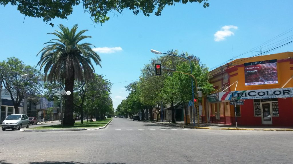 Boulevard G. Lehmann de la ciudad de Rafaela