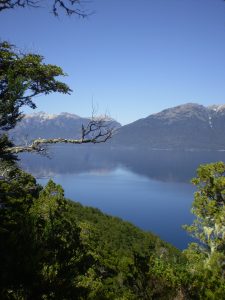 Lago Nahuel Huapi desde el mirador de la península de Quetrihué.