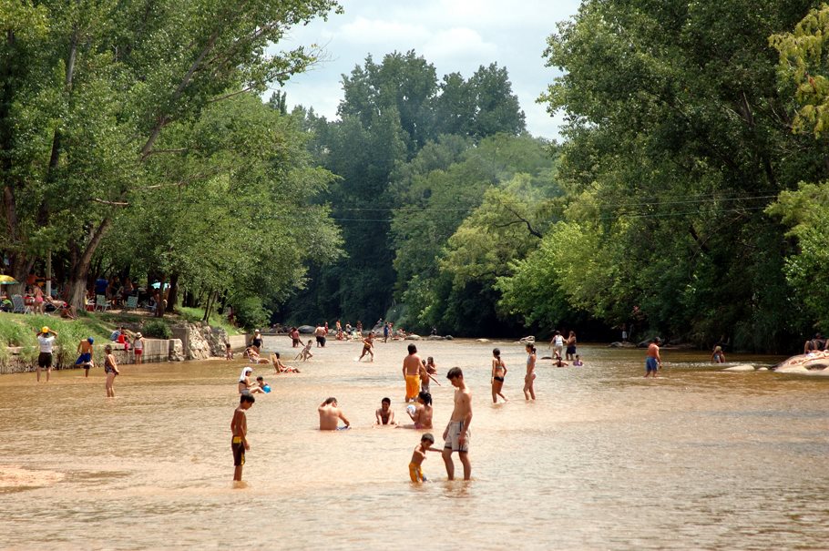 Río Panaholma en Villa Cura Brochero.- Agencia Cordoba