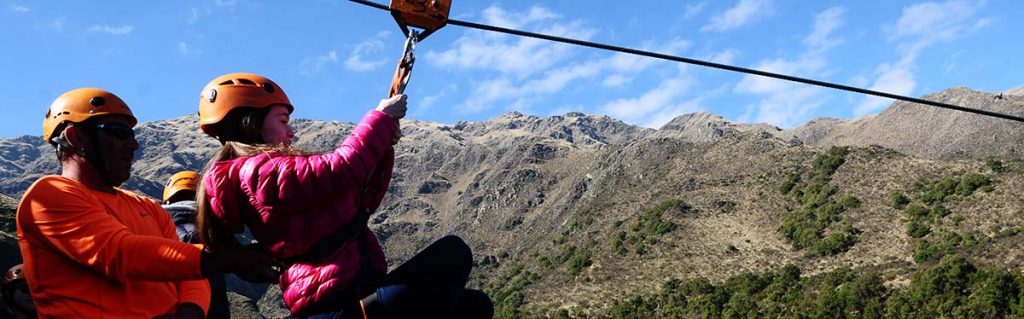 Turismo Aventura, Tirolesa en Merlo
